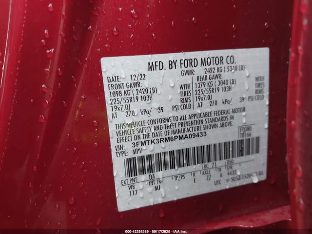 Ford Mustang Mach-e Premium 2023 3FMTK3RM6PMA09433 Image 9