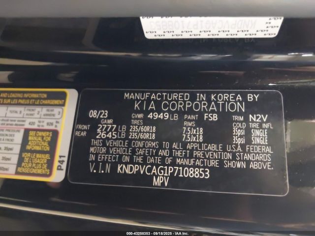 2023 KIA SPORTAGE HYBRID KNDPVCAG1P7108853 Photo 8