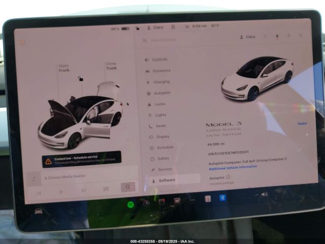 2021 TESLA MODEL 3 5YJ3E1EB7MF020011 Photo 6