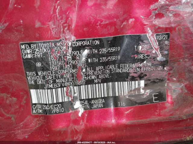 2022 TOYOTA RAV4 PRIME JTMEB3FV4ND078642 Photo 8