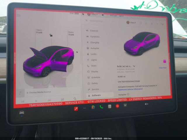 2025 TESLA MODEL Y 7SAYGDEE0SA370590 Photo 6