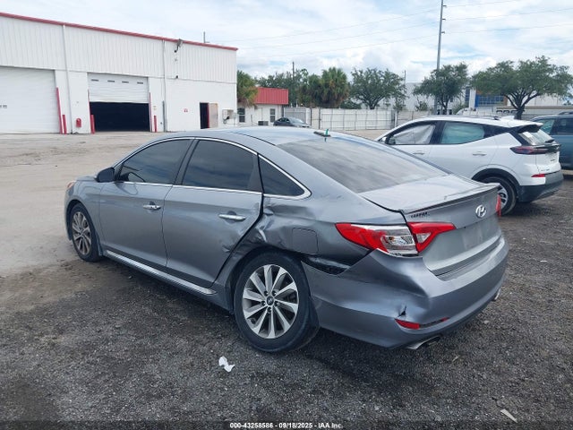 43258586 :رقم المزاد ، 5NPE34AF0GH300903 vin ، 2016 Hyundai Sonata Sport مزاد بيع