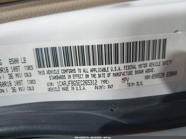 Jeep Grand Cherokee 2014 1C4RJFBG5EC265312 Image 9