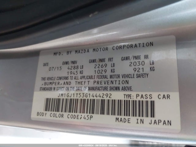 JM1GJ1T53G1444292 Mazda py
