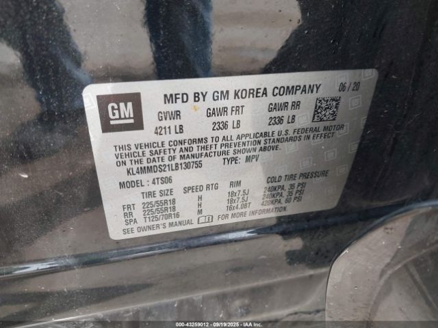 2020 BUICK ENCORE GX KL4MMDS21LB130755 Photo 8