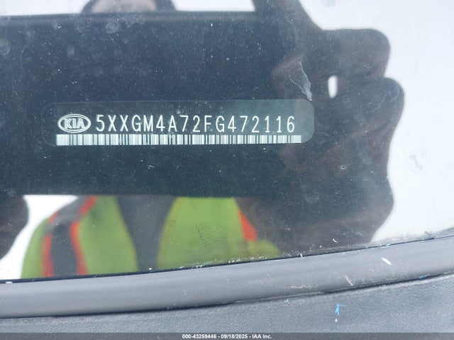 5XXGM4A72FG472116 KIA dohc gdi theta ii
