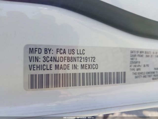 2022 JEEP COMPASS 3C4NJDFB8NT219172 Photo 8