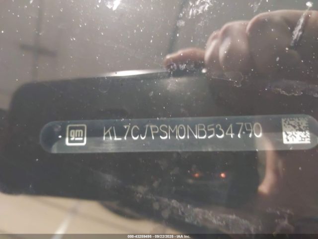 2022 CHEVROLET TRAX KL7CJPSM0NB534790 Photo 8