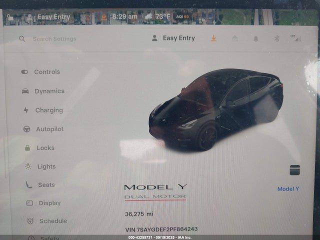 2023 TESLA MODEL Y 7SAYGDEF2PF864243 Photo 6