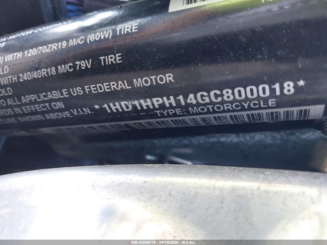 2016 HARLEY-DAVIDSON VRSCF 1HD1HPH14GC800018 Photo 9