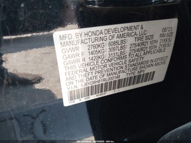 2024 ACURA MDX 5J8YD8H81RL000148 Photo 8