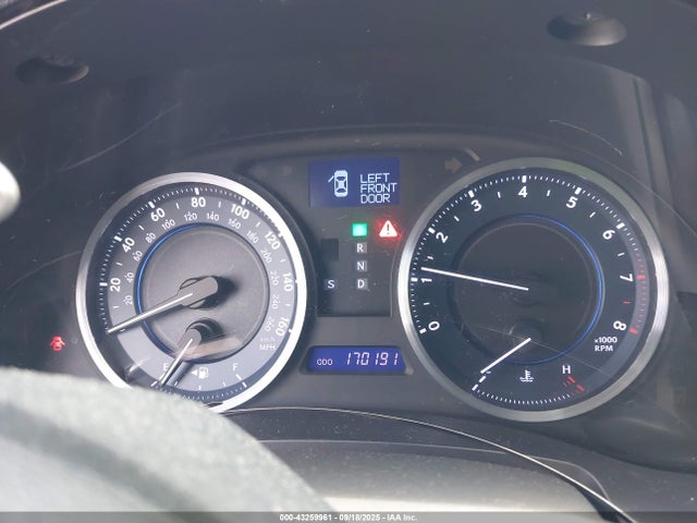 Продаж на аукціоні авто 2012 Lexus Is 250, vin: JTHBF5C23C5166360, номер лоту: 43259961
