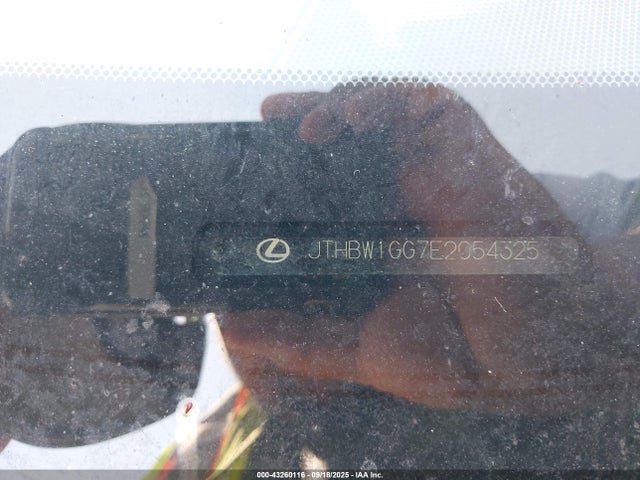 Lexus 2ar-fxe, 2jm 2014 JTHBW1GG7E2054325 Image 9