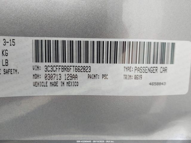 2015 FIAT 500 3C3CFFBR6FT662823 Photo 8