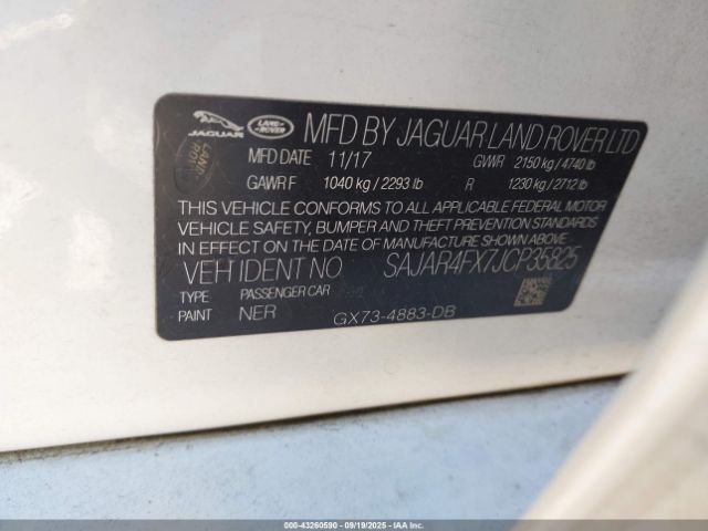 2018 JAGUAR XE SAJAR4FX7JCP35825 Photo 8