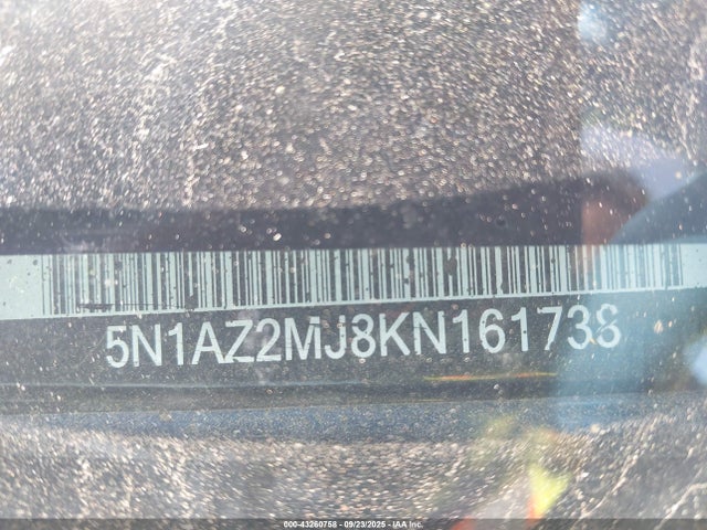 5N1AZ2MJ8KN161738 Nissan 2019