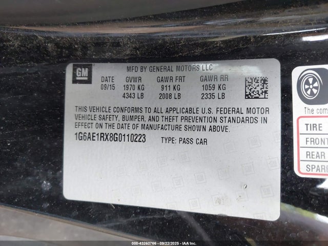 2016 CADILLAC ATS 1G6AE1RX8G0110223 Photo 8