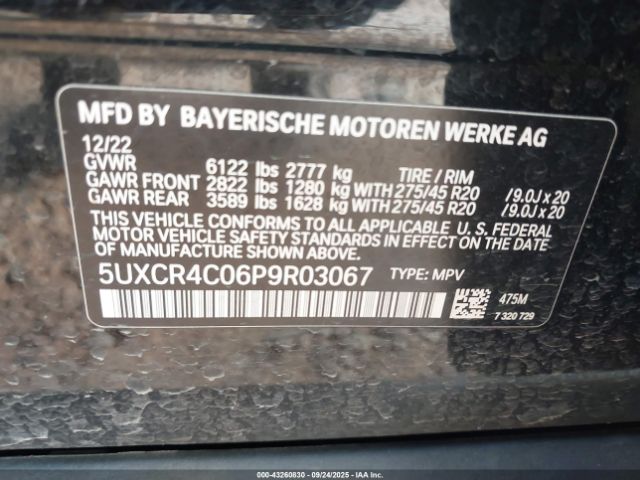 2023 BMW X5 5UXCR4C06P9R03067 Photo 8