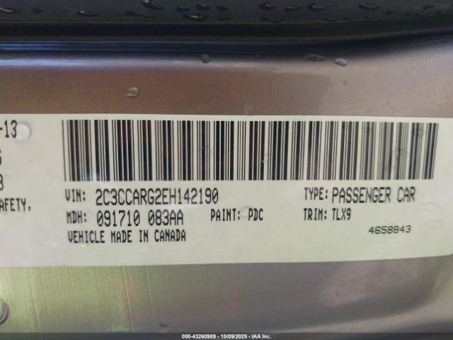 2014 CHRYSLER 300 2C3CCARG2EH142190 Photo 8