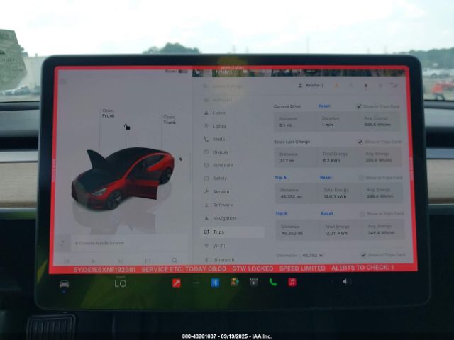 2022 TESLA MODEL 3 5YJ3E1EBXNF192681 Photo 6