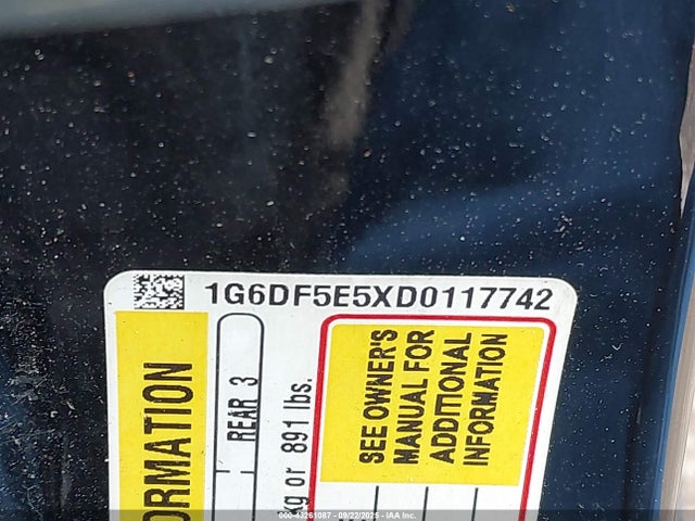 2013 CADILLAC CTS 1G6DF5E5XD0117742 Photo 8