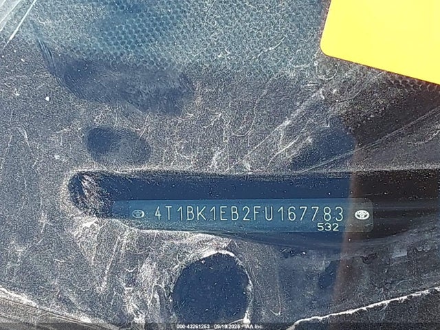 Продажа на аукционе авто 2015 Toyota Avalon Limited, vin: 4T1BK1EB2FU167783, номер лота: 43261253