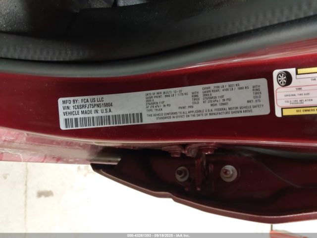 2023 RAM 1500 1C6SRFJT5PN519804 Photo 8