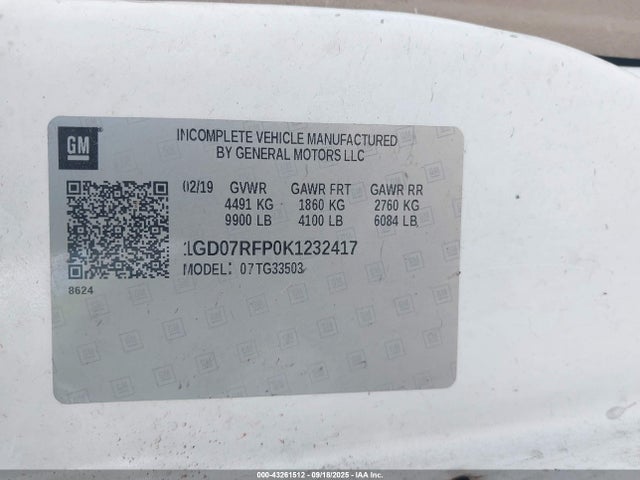1GD07RFP0K1232417 GMC lv1 - spark ignited direct injection, variable valve timing, e85 max, iron