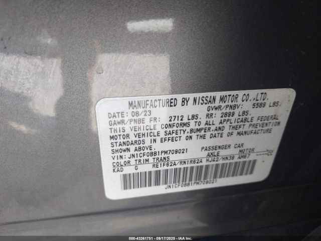 2023 NISSAN ARIYA JN1CF0BB1PM709021 Photo 8