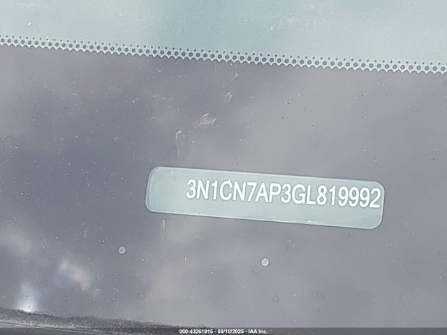 3N1CN7AP3GL819992 Nissan 2016