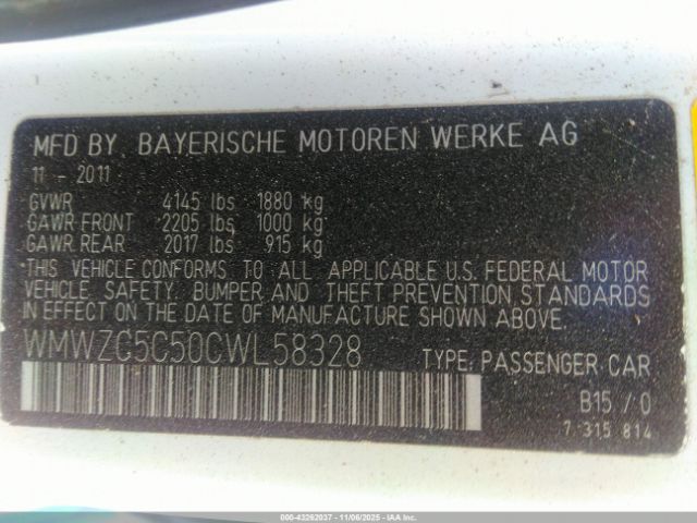 2012 MINI COOPER S COUNTRYMAN WMWZC5C50CWL58328 Photo 8