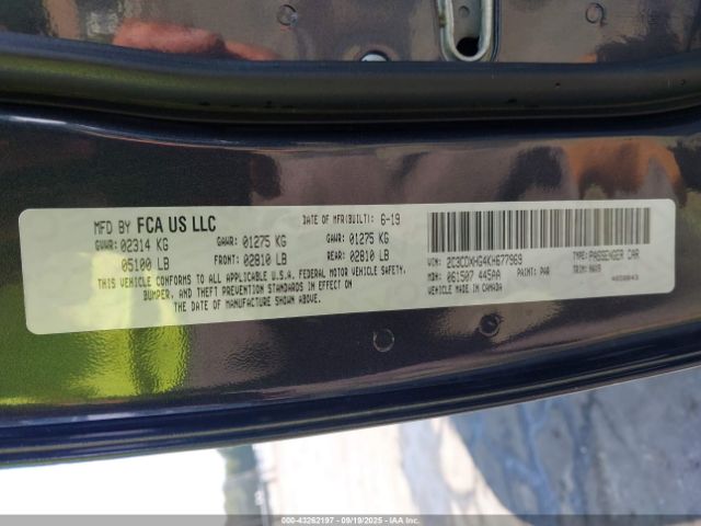 2019 DODGE CHARGER 2C3CDXHG4KH677969 Photo 8