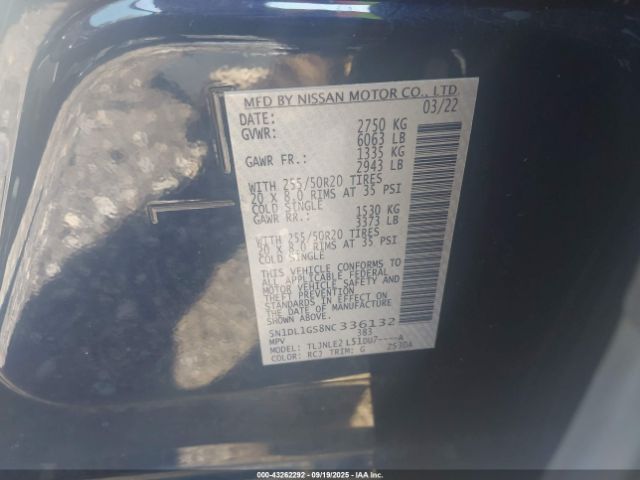 2022 INFINITI QX60 5N1DL1GS8NC336132 Photo 8