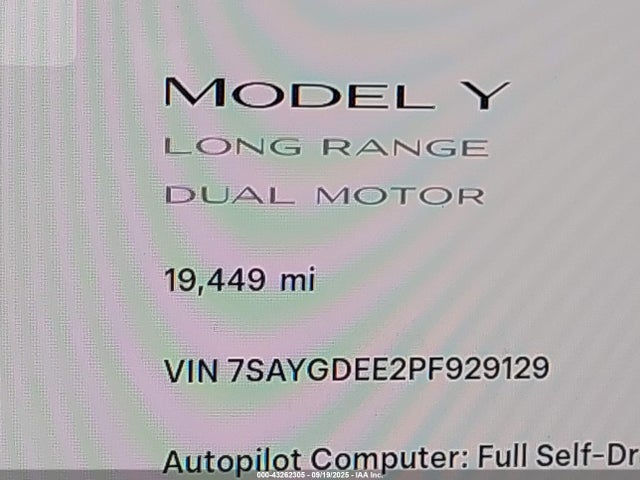 7SAYGDEE2PF929129 Tesla 2023