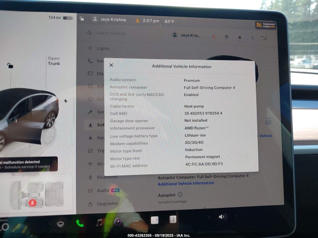 7SAYGDEE2PF929129 Tesla 2023