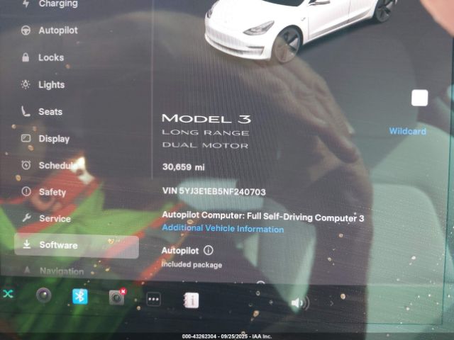2022 TESLA MODEL 3 5YJ3E1EB5NF240703 Photo 6