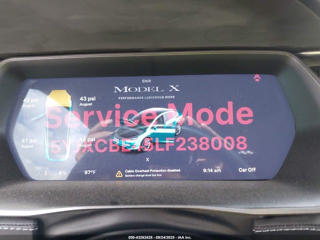 2020 TESLA MODEL X 5YJXCBE45LF238008 Photo 6