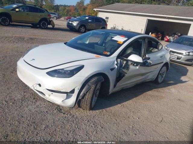 2022 TESLA MODEL 3 5YJ3E1EB5NF270753 Photo 1