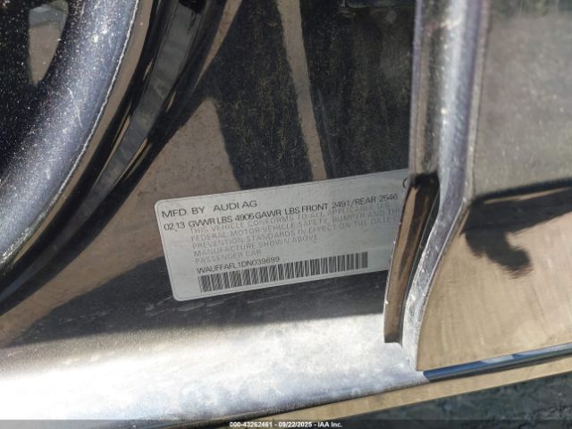 2013 AUDI A4 WAUFFAFL1DN039699 Photo 8