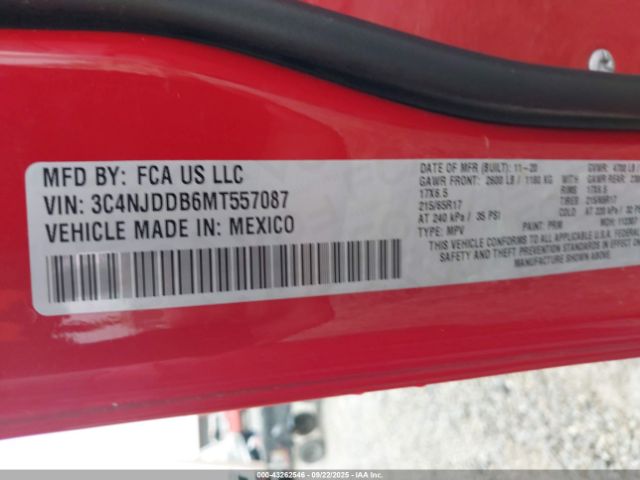 2021 JEEP COMPASS 3C4NJDDB6MT557087 Photo 8