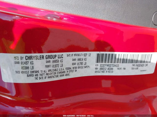 2013 FIAT 500 3C3CFFAR3DT534635 Photo 8