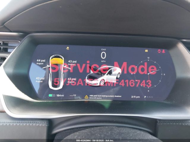 2021 TESLA MODEL S 5YJSA1E22MF416743 Photo 6