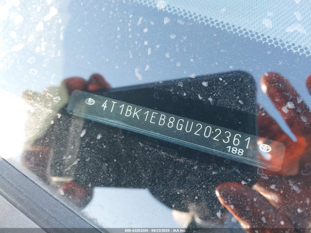 4T1BK1EB8GU202361 Toyota 2gr-fe
