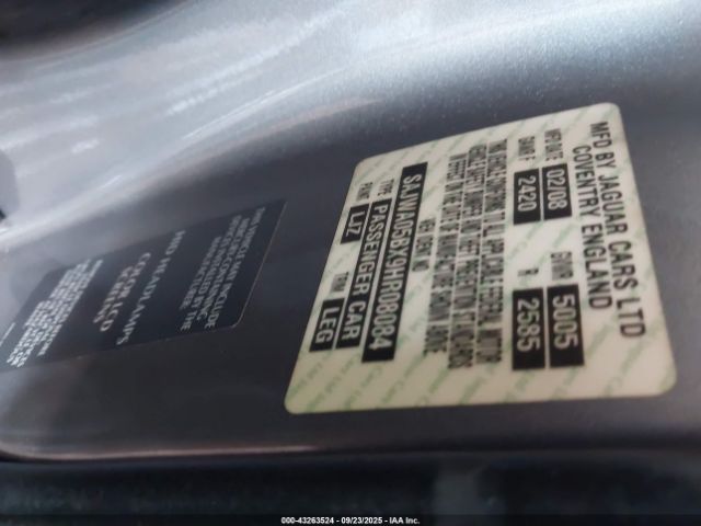 2009 JAGUAR XF SAJWA05BX9HR08084 Photo 8