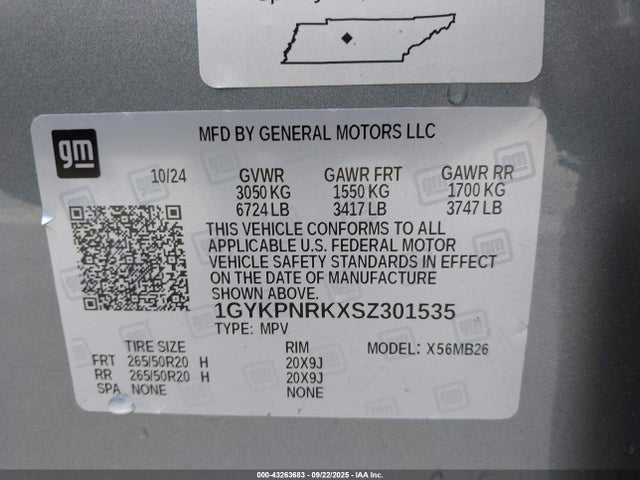 2025 CADILLAC LYRIQ 1GYKPNRKXSZ301535 Photo 8