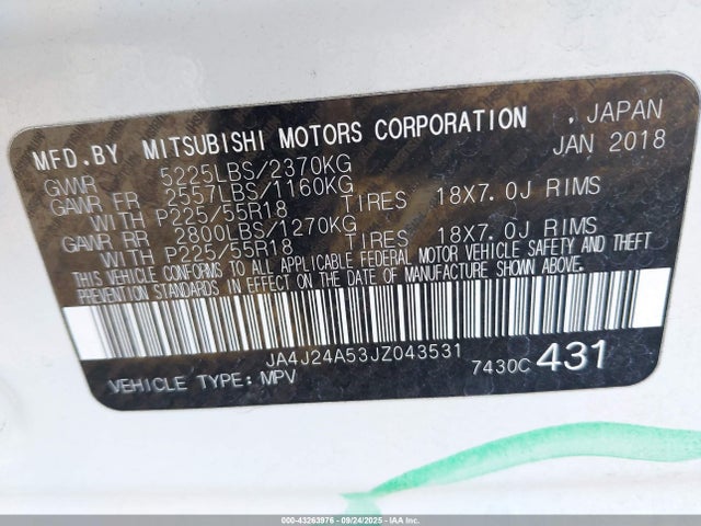 JA4J24A53JZ043531 Mitsubishi s61 - y61