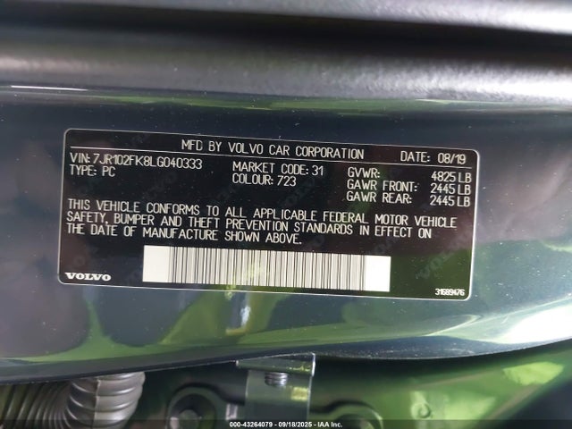 7JR102FK8LG040333 Volvo b4204t (mp)