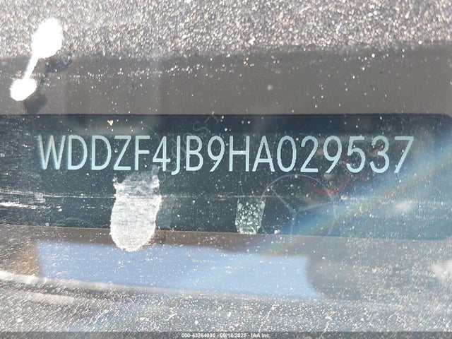 WDDZF4JB9HA029537 Mercedes-Benz m274