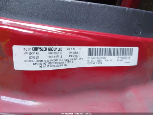 2012 FIAT 500 3C3CFFAR1CT223350 Photo 8