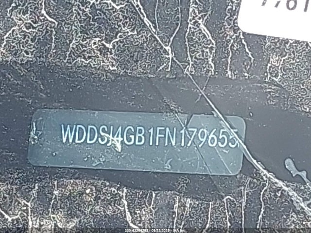 WDDSJ4GB1FN179655 Mercedes-Benz CLA 250 4MATIC
